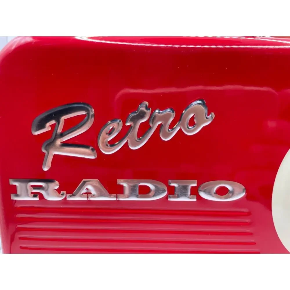 RETRO RADIO (Red/Gold) The Silver Crane Company Limited Edition Tin Lunch Box
